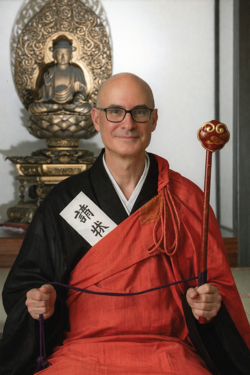 Dan Zigmond receiving Soto Zen recognition in Japan